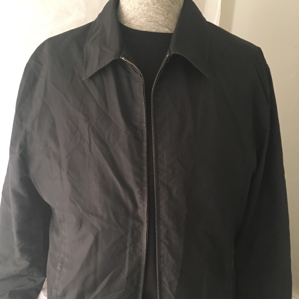 Banana Republic Black Jacket Windbreaker Sz XL